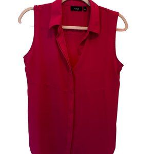 Apt. 9 red sleeveless blouse